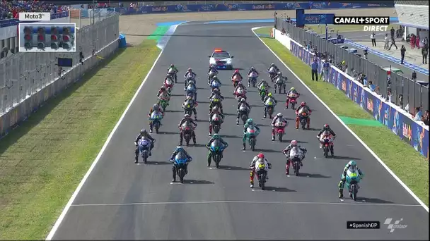 Le départ de la course - GP d'Espagne