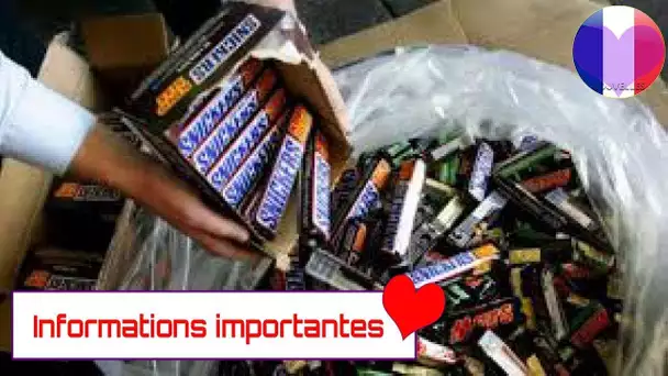 Voici pourquoi Mars et Snickers ont été rappelées dans 55 pays ! Choquant !