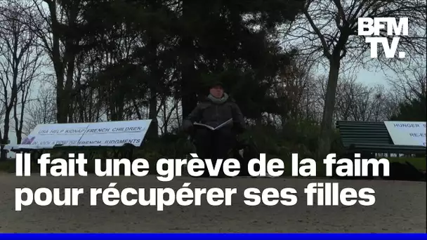 Ce père fait une grève de la faim pour récupérer ses filles enlevées par leur mère