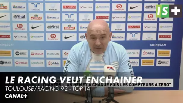 Le Racing en déplacement à Toulouse