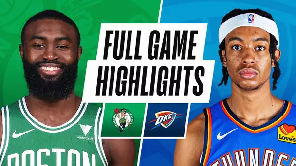 CELTICS at THUNDER | FULL GAME HIGHLIGHTS | March 27, 2021