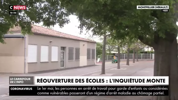 Réouverture des écoles : l'inquiétude monte