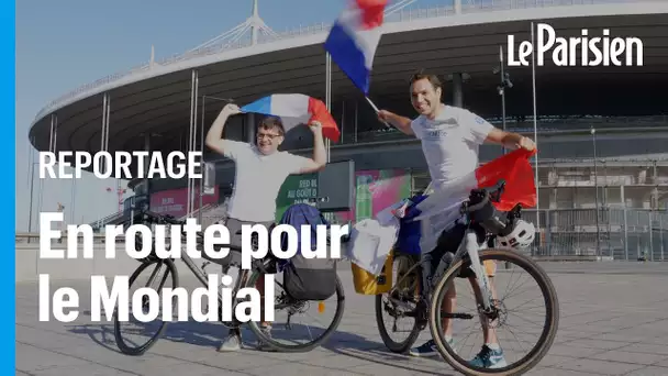 Ces deux fans de foot partis au Qatar à vélo pour supporters les bleus à la Coupe du monde