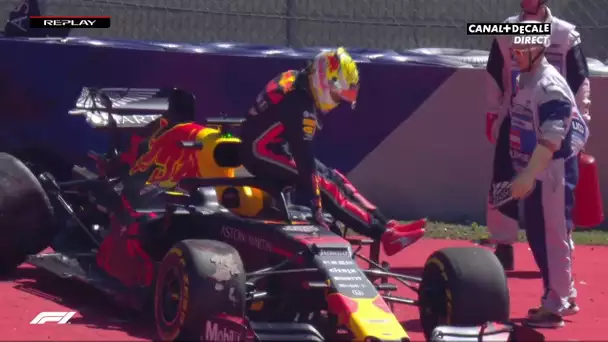 Grand Prix d'Autriche - Crash pour Max Verstappen lors des essais libres 2