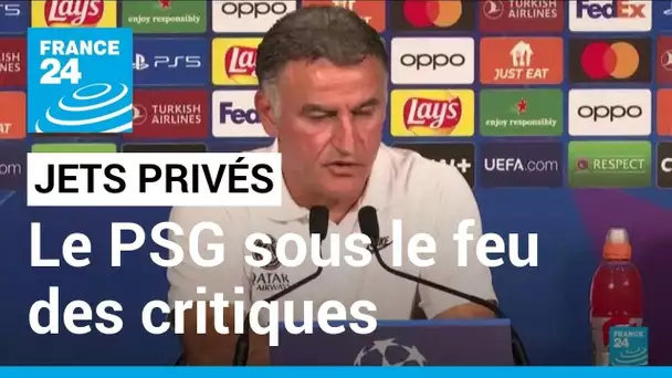 Déplacements en jets privés : le PSG sous le feu des critiques après les propos de son entraîneur