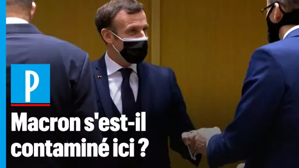 Comment Macron aurait pu être contaminé au Conseil européen