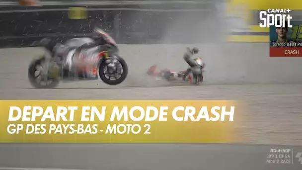 Le départ mouvementé de la Moto 2