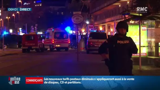 Attaque terroriste: une fusillade fait au moins deux morts lundi soir à Vienne