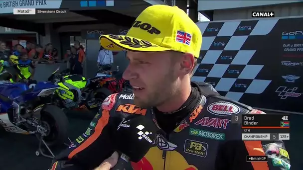 Brad Binder "j'ai tout donné le meilleur de moi même"