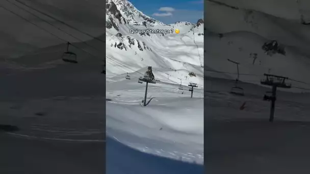 Comment on redescend ? 🧐 // 🎥: @valdisereskiinstructors #experience #ski #tignes #extreme #pourtoi