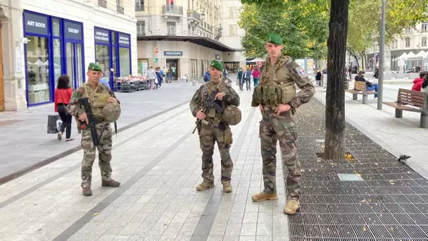 Prévention attentats : à Lyon, les militaires de la force Sentinelle très visibles