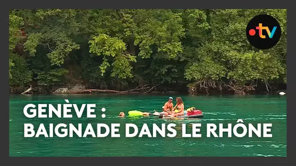 Genève : Baignade dans le Rhône