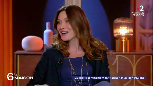 Carla Bruni : son confinement en famille - 6 A La Maison - 02/12/2020