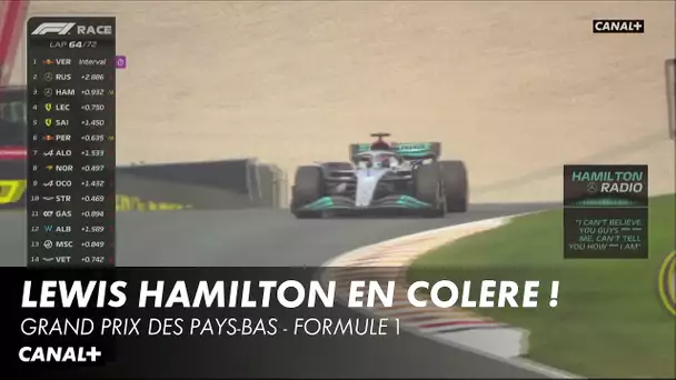 La colère noire de Lewis Hamilton à la radio - Grand Prix des Pays-Bas - F1