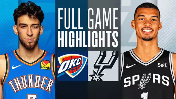 THUNDER at SPURS | FULL GAME HIGHLIGHTS | February 29, 2024