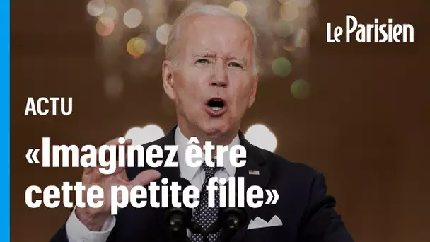 Joe Biden délivre un appel passionné à limiter la vente de fusils d’assaut