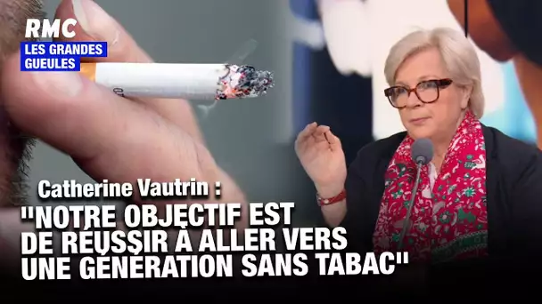 Catherine Vautrin, ministre du Travail et de la Santé, face aux GG