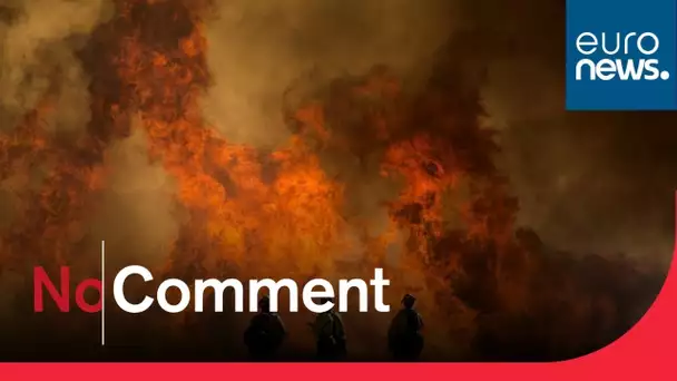 Californie : les pompiers à la peine face à un énorme feu de forêt