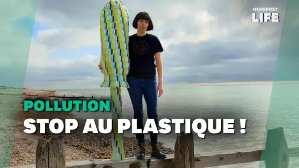 Elle crée un tampon géant pour que les marques de protection intime arrêtent le plastique