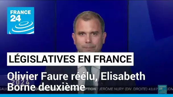 Olivier Faure réélu, Elisabeth Borne arrive deuxième..les résultats du premier tour des législatives