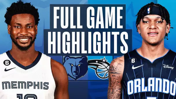 GRIZZLIES at MAGIC | FULL GAME HIGHLIGHTS | January 5, 2023