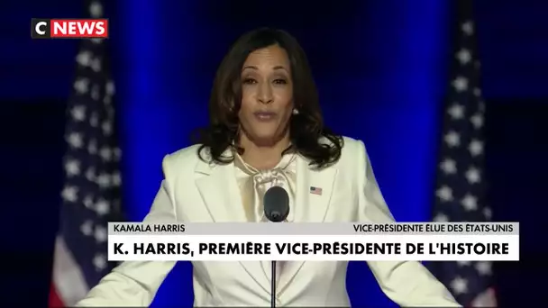 Kamala Harris, première vice-présidente de l'histoire des Etats-Unis