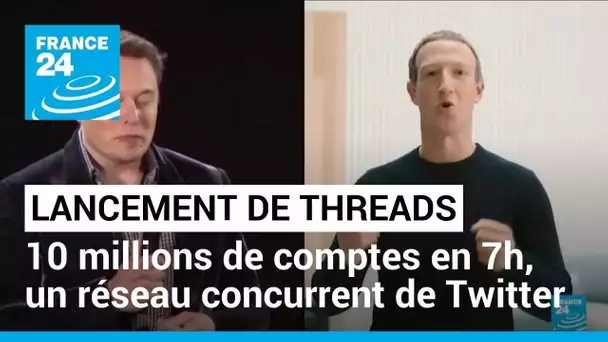 Threads : 10 millions de comptes en 7h, Meta lance un réseau social concurrent de Twitter