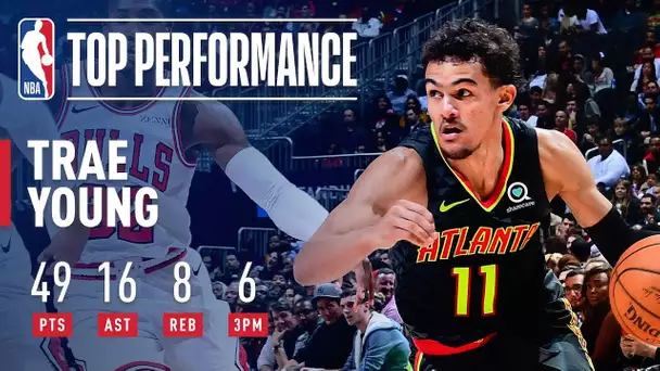 Trae Young&#039;s HISTORIC 49 Point 16 Assist Performance | March 1, 2019