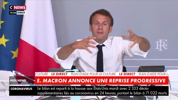 Emmanuel Macron a dévoilé son plan très attendu pour la culture