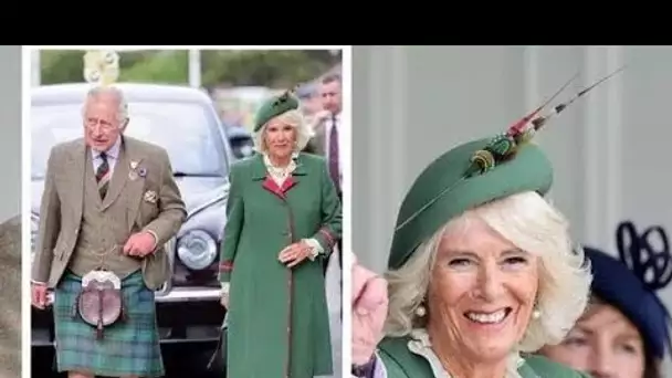 Camilla et Charles en kilt repérés en Écosse après le retrait de Queen des Highland Games