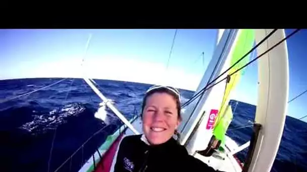 Le sourire à 360 ° de Samantha Davies sur Saveol