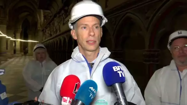 Notre-Dame: l'heure est toujours à la sécurisation des lieux