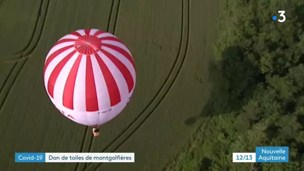 Châtellerault : des toiles de montgolfières pour fabriquer des surblouses pour les soignants