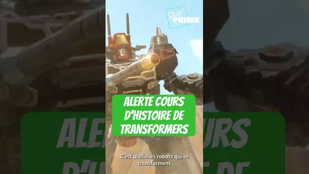 DÉCOUVRE L'HISTOIRE DES TRANSFORMERS 🤖 #shorts