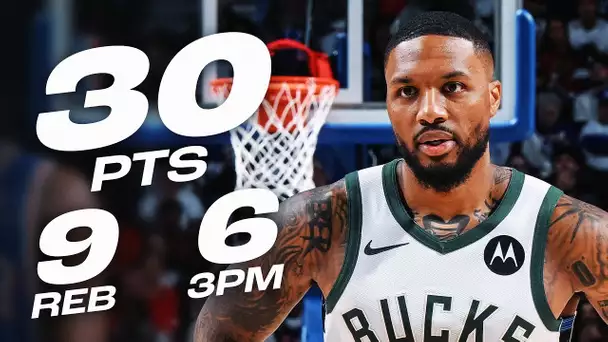 Damian Lillard (30 PTS) Was SCORCHING HOT In Philly! 🔥| October 23, 2024