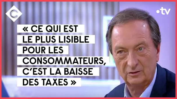 Michel-Édouard Leclerc, Alexandre Allain, Jean-Paul Rouve et Audrey Lamy - C à Vous - 18/10/2021