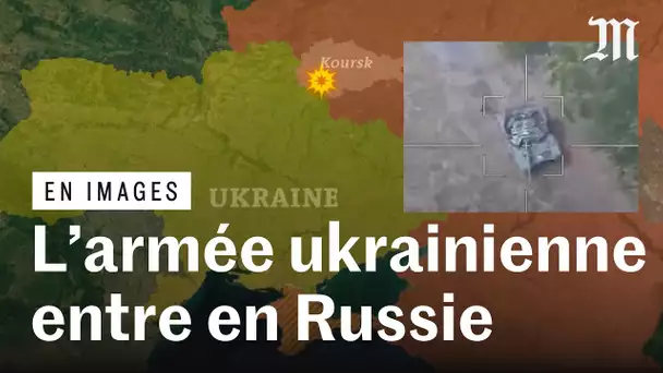 Ukraine : les images géolocalisées de l’incursion ukrainienne la plus importante depuis le début de