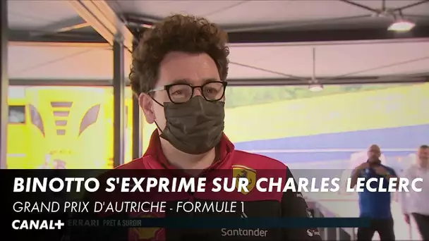 Mattia Binotto s'exprime sur son pilote Charles Leclerc - Grand Prix d'Autriche - F1