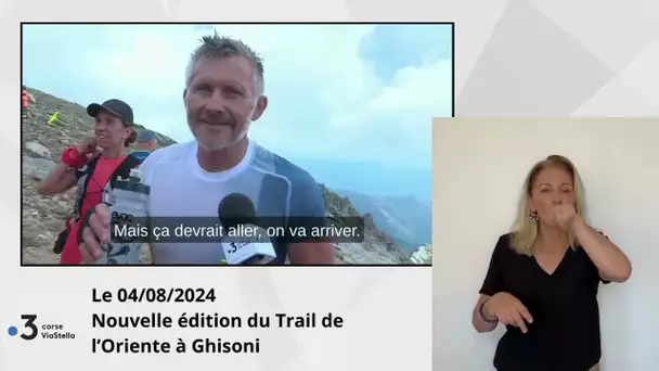 04.08.24 Nouvelle édition du Trail de l'Oriente à Ghisoni