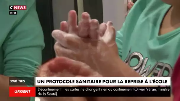 Un protocole sanitaire pour la reprise à l'école