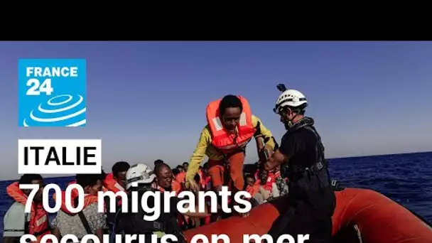 En Italie, près de 700 migrants secourus en mer, en pleine campagne électorale • FRANCE 24