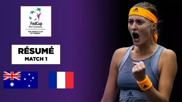 Fed Cup : Mladenovic frappe fort contre Tomljanovic !