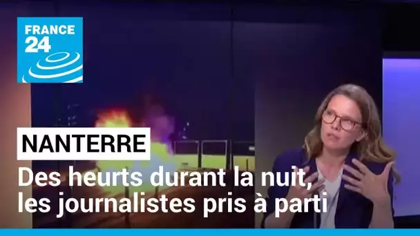 Mineur tué après un refus d'obtempérer : heurts à Nanterre, les journalistes pris à parti