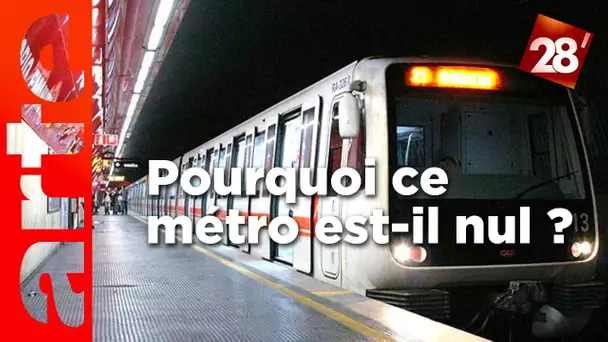 Intéressant : Pourquoi est-ce que le métro de Rome est nul ? | 28 minutes | ARTE