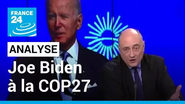 Joe Biden en Égypte pour la COP27 : "150 millions de dollars pour la transition en Afrique"