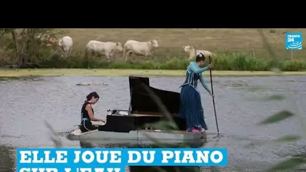 Covid-19 en France : elle joue du piano sur l'eau