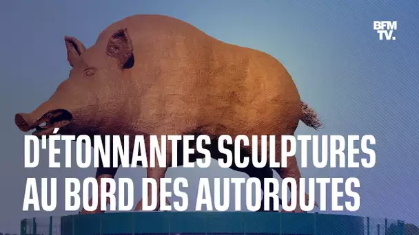 Mais d'où viennent ces étranges sculptures situées le long des autoroutes ?