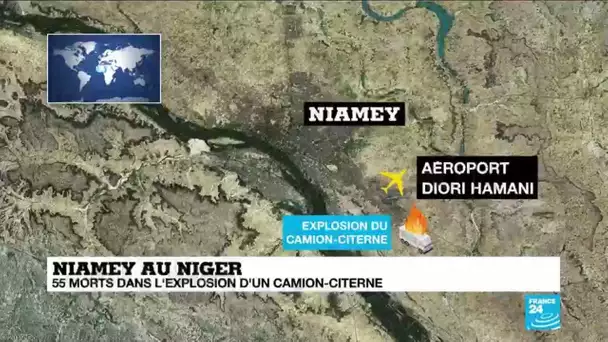 L'explosion d'un camion-citerne fait 55 morts au Niger