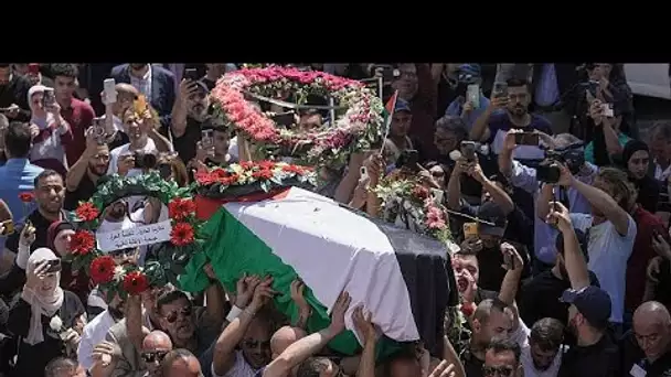 Hommage national pour Shireen Abu Akleh tuée lors d'une opération de l'armée israélienne