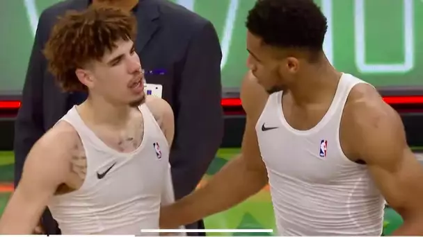 Lamelo & Giannis Share Mutual Respect After Trading CLUTCH Shots 🔥